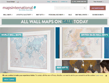 Tablet Screenshot of mapsinternational.co.uk